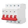 DC Miniature Circuit Breaker 4P Solar PV System 16A DIN Rail Mount 6000A Segmented Capacity DC1000V DZ47s 63Z C16