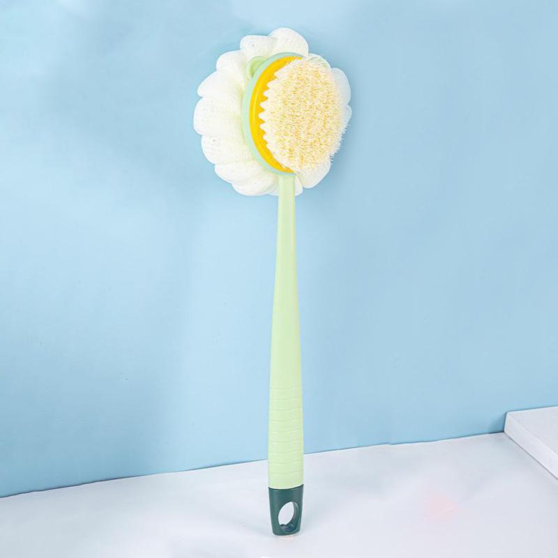 Back Scrubber Long Handle Shower Body Brush with Soft Mesh Soft Bristle Bath Brush For Women Skin Powerful Back Scrub Brus
