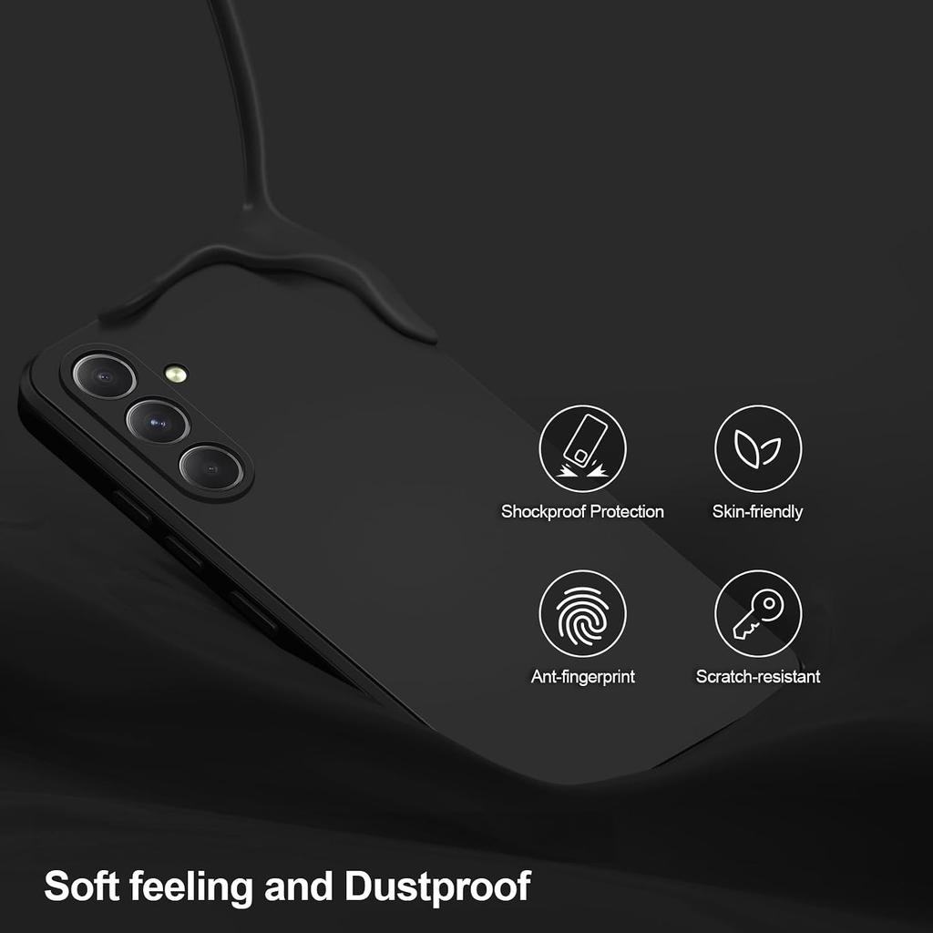Noble Fashion Solid Colour Shockproof Protective Liquid Silicone Phone Case For Samsung Galaxy A54/A34/A24/A14/A04s