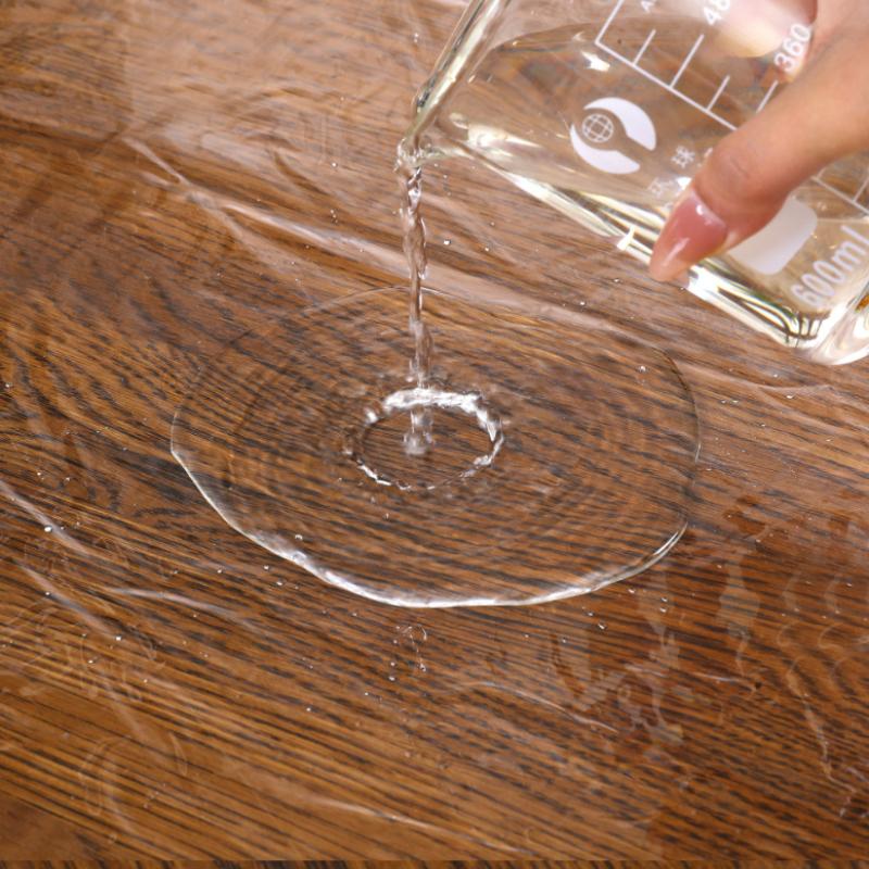 Față de masă rotundă din dantelă avansată din PVC, impermeabilă, rezistentă la ulei, masă de cafea, antiderapantă, rezistentă la pete, lavabilă, față de masă transparentă