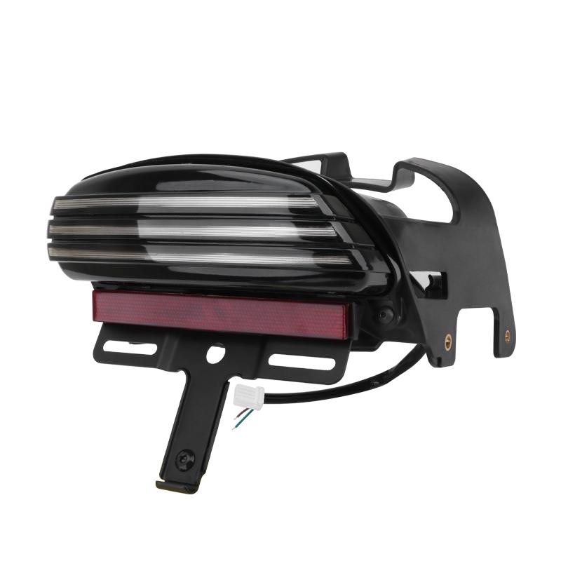 For Harley Davidson Dyna Fat Bob FXDF 2008 2009 2010-UP Motorcycle Tri-Bar Mudguard LED Tail Light Brake Lights Turn Signal Lamp