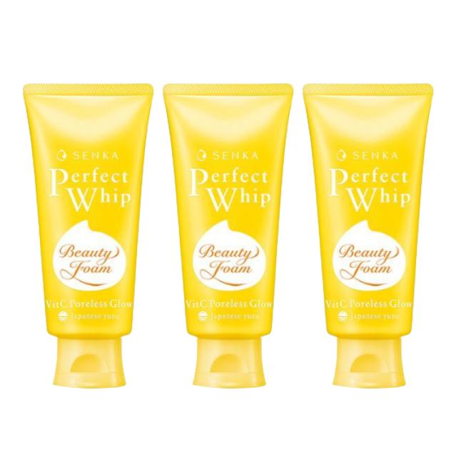 

SENKA Perfect Whip Vitamin C Poreless Glow 100g, Perfect Whip Low pH Calming Cica 100g, Perfect Whip Acne Care 100g (10 Options) #Vitamin x 3pcs