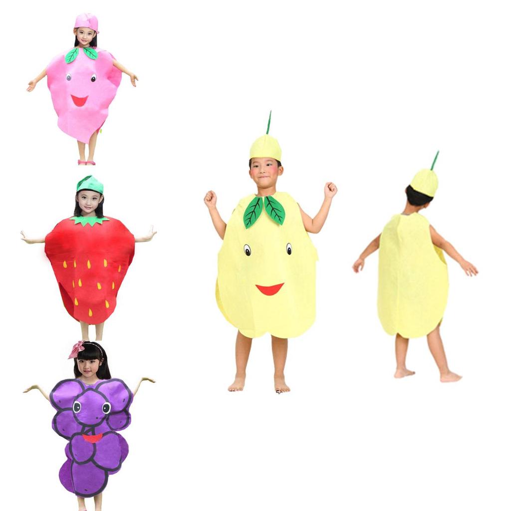 Six One Kids Fruit/vegetable/flower/fruit Performance Outfit