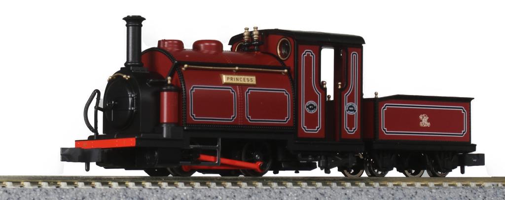 KATO Schmalspurbahn KATOPECO (OO-9) Kleine England Princess Red 51-201A Eisenbahnmodell Dampflokomotive