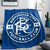 Birmingham City FC Bedrukte Flanellen Deken, zachte plaid voor slaapkamerbank, wasbaar, voetbalfan merchandise, geweldig cadeau.