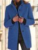 European American Retro Stand Collar Woolen Coat for Women - Autumn & Winter 2023 Edition