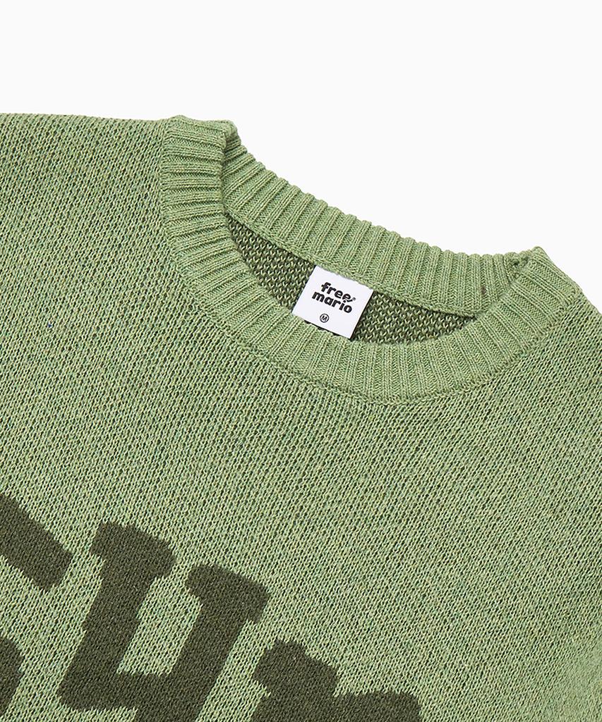 FREEMARIO Sunrise Jacquard Knit [Green]