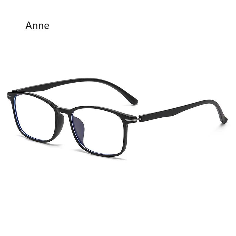 Fashion Square Frame Men Photochromic Myopia Glasses Anti-Blue Light Color Change Glasses Women Men Eye Protection Spectacles