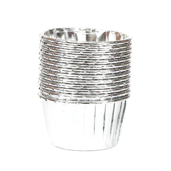 50 ks jednorázových pečících dortových fólií na muffiny, držáků na dezerty a košíčky