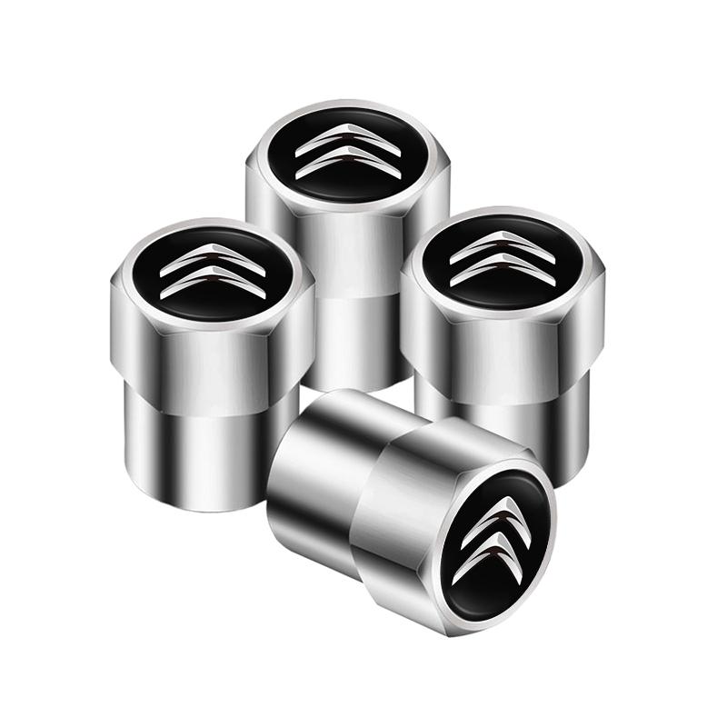 

Aluminum Alloy Car Tire Valve Stem Caps Wheel Valve Accessories For Citroen C5X e-C4 X e-C3 C4 C3 C5 Berlingo C-Elysee C-Crosser