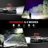 Telescopic Zoom High-Intensity Aluminum Alloy Flashlight Waterproof For Outdoor Night Running, Cycling Patrol And Searchlighting