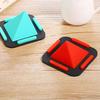 Phone Holder Pyramid Silicone Adjustable Viewing Shape Non-Slip Angles Smartphone Desk Stand
