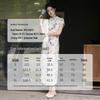 Women's Chinese Style Ink Print Qipao Dress