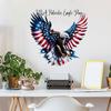 Bald Eagle Wall Sticker Reusable Electrostatic Wall Decals Waterproof Moisture-Proof Wall Sticker for Home Living Room Bedroom Decor