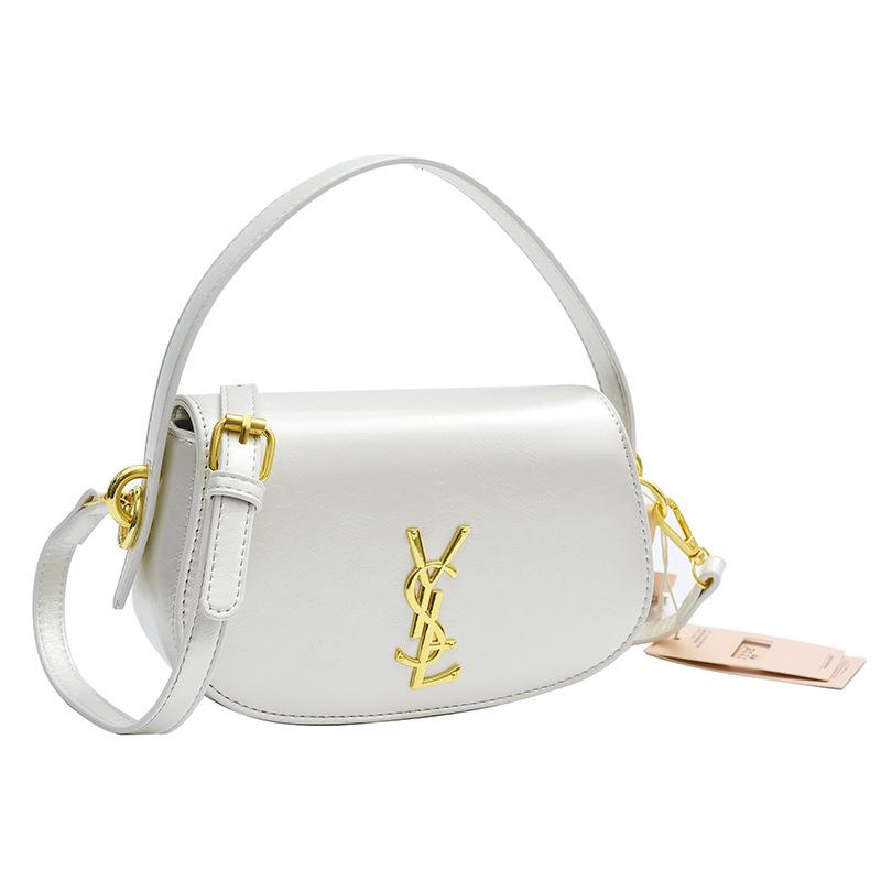 

2025 Retro Embossed Large Capacity Handbag - European & American Style, Versatile Crossbody & Shoulder Bag for Women білий