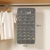 Elegant Jewelry Storage Organizers for Closet with 48 Pockets Dustproof Designs Earring Necklace Holder Organization