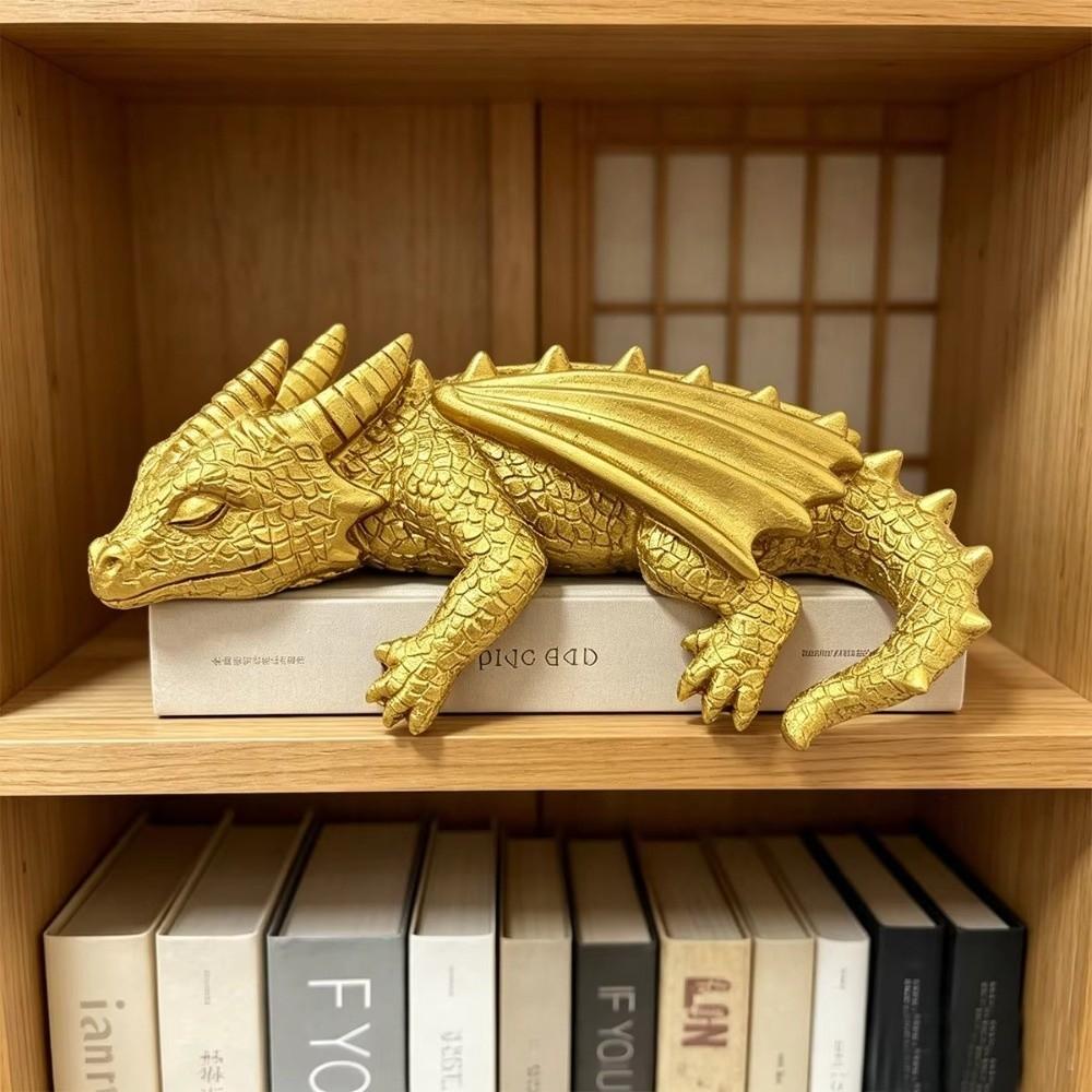 Decoration Dragon Statue Resin Desktop Ornament Creative Dragon Sculpture Home Decor