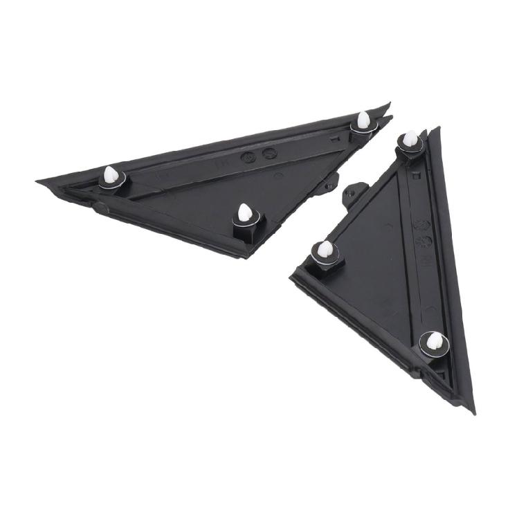 Impact Resistant Vehicle Mirror Flag Trim Protective Guard Cover For 500 2012-2017ABS Material Direct Replacement 1 Pair
