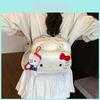 Cute Kitty Cat Backpack Pu Material For Daily Use With Storage For Women And Men