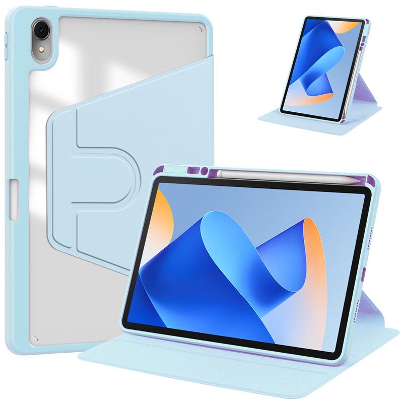 Compatible Huawei MatePad 11.5S Rotating Ultra-Thin Acrylic Leather Case with Pen Slot