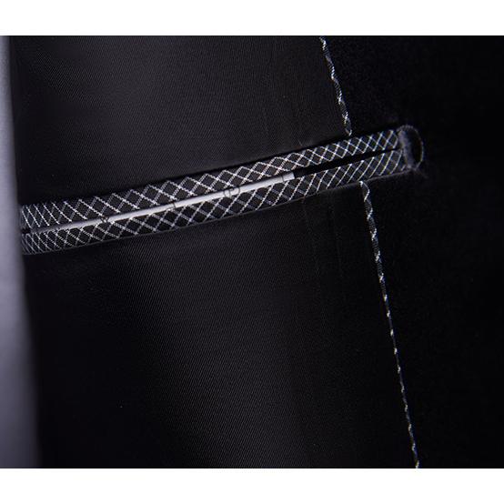 Sacouri Bărbați Costum Jacquard Culori Multiple Slim Bal Nuntă Costum pentru Performanță pe Scenă