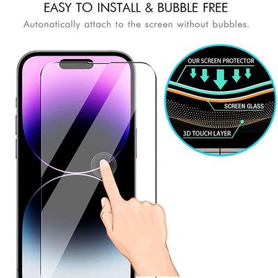 3 sztuki szkła hartowanego do iPhone'a 16 15 14 13 12 11 Pro Max szkło ochronne na iPhone'a 16 15 14 13 12 11 XR XS Max folia ochronna na ekran