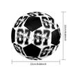 Six and Seventeen Indoor Soccer Ball Colorful Machine Stitched PVC Size 5 Team Training Competition Ready Durable High-Bounce Cool Sports Gift