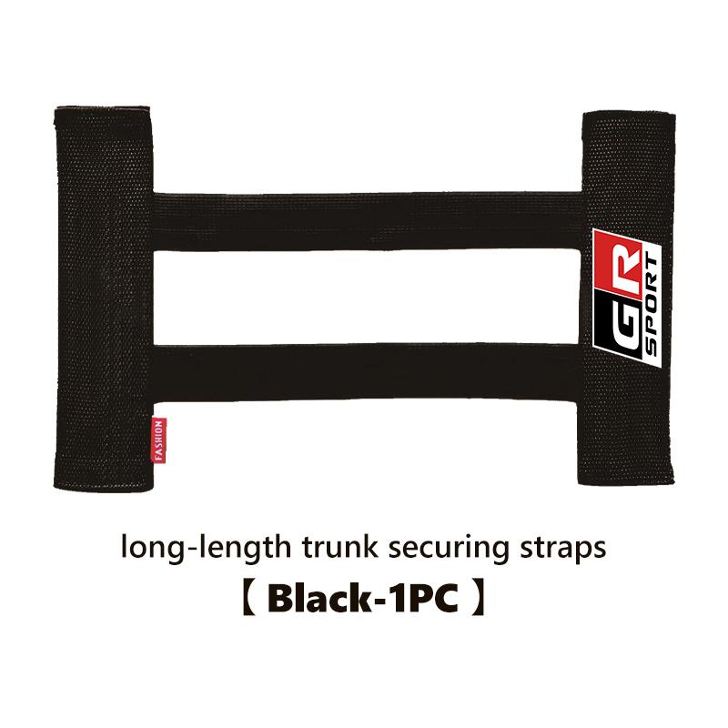 Car Interior Organizer Back Rear Trunk Storage Mesh Fixed Straps For Toyota GRsport Hilux Aygo Yaris Corolla Rav4 CHR Auris