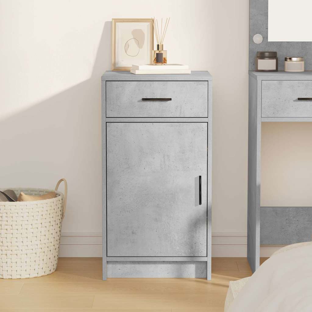 Sideboard Concrete Grey 40 X 40.5 X 75 Cm Engineered Wood