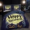 Halloween Theme Bedding Set 3D Printed Duvet Cover Set Skin-Friendly Single Twin Double Size Halloween Decor Duvet Cover Set