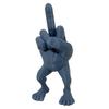 Middle Finger Figure with Legs Middle Finger Statue 3D Printed Sculpture Joke Trophy Home