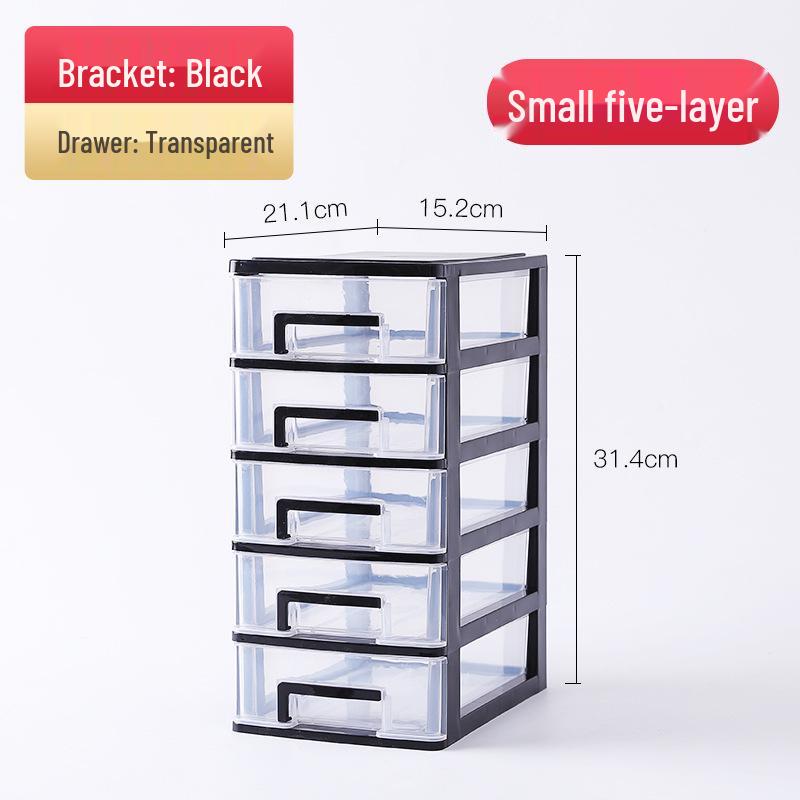 Desktop Drawer Storage Cabinet for Cosmetics and Office Supplies