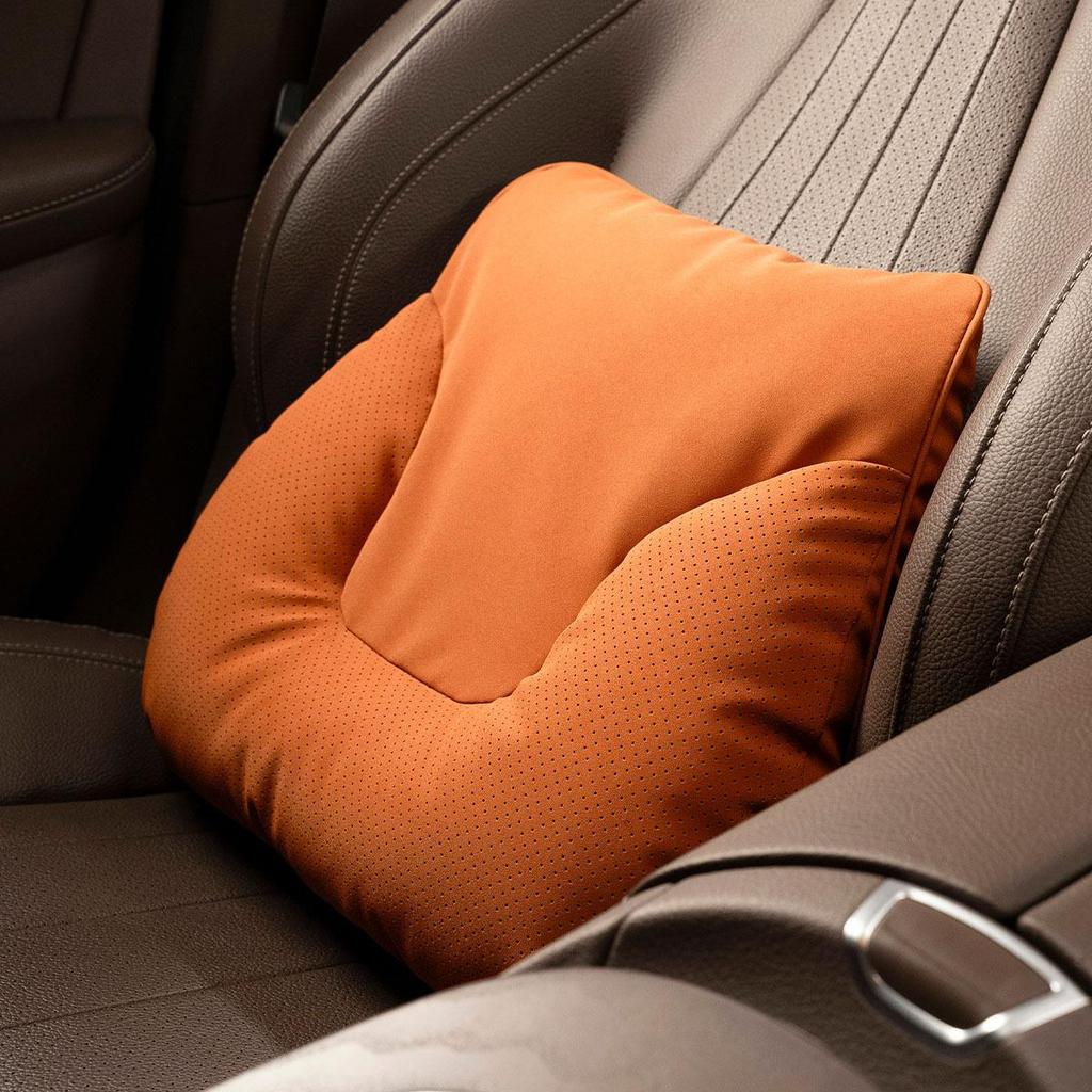 Car Headrest Memory Pillow Lumbar Pad - Fatigue Relief Cushions for Neck & Back