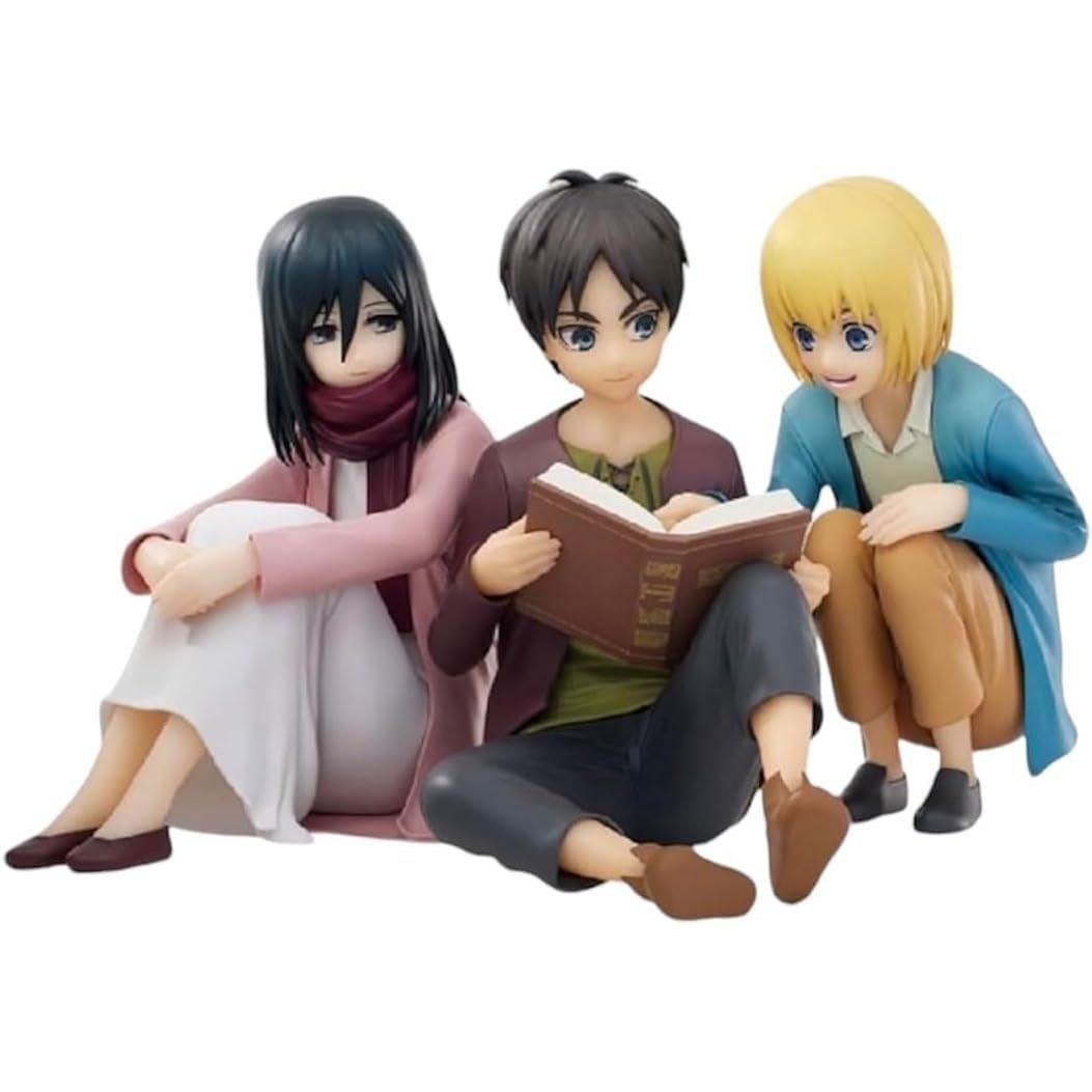 Ichiban Kuji Attack on Titan Rumbling Prize Eren Mikasa Armin World Beyond Walls Figure