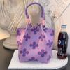 2025 Knitted Hollow-out Flower Handbag: Versatile, Large Capacity, Stylish Souvenir Gift