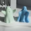Halloween Soap Molds Candle Moulds Ghost Shaped Silicone Crafts Mould Silicone Material Gift for DIY Hand-Making Lover