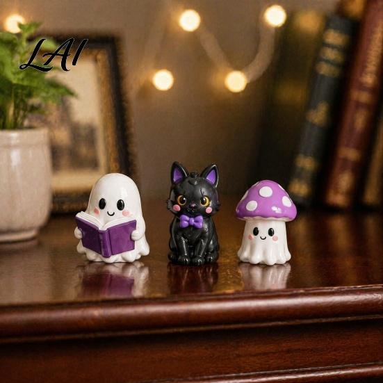 Carine Bambole Cartoon di Halloween Calendario dell'Avvento 2026 24 Giorni Countdown con Giocattoli Sicuri per Bambini Mini Figure da Collezione Figure di Bambole Spettrali