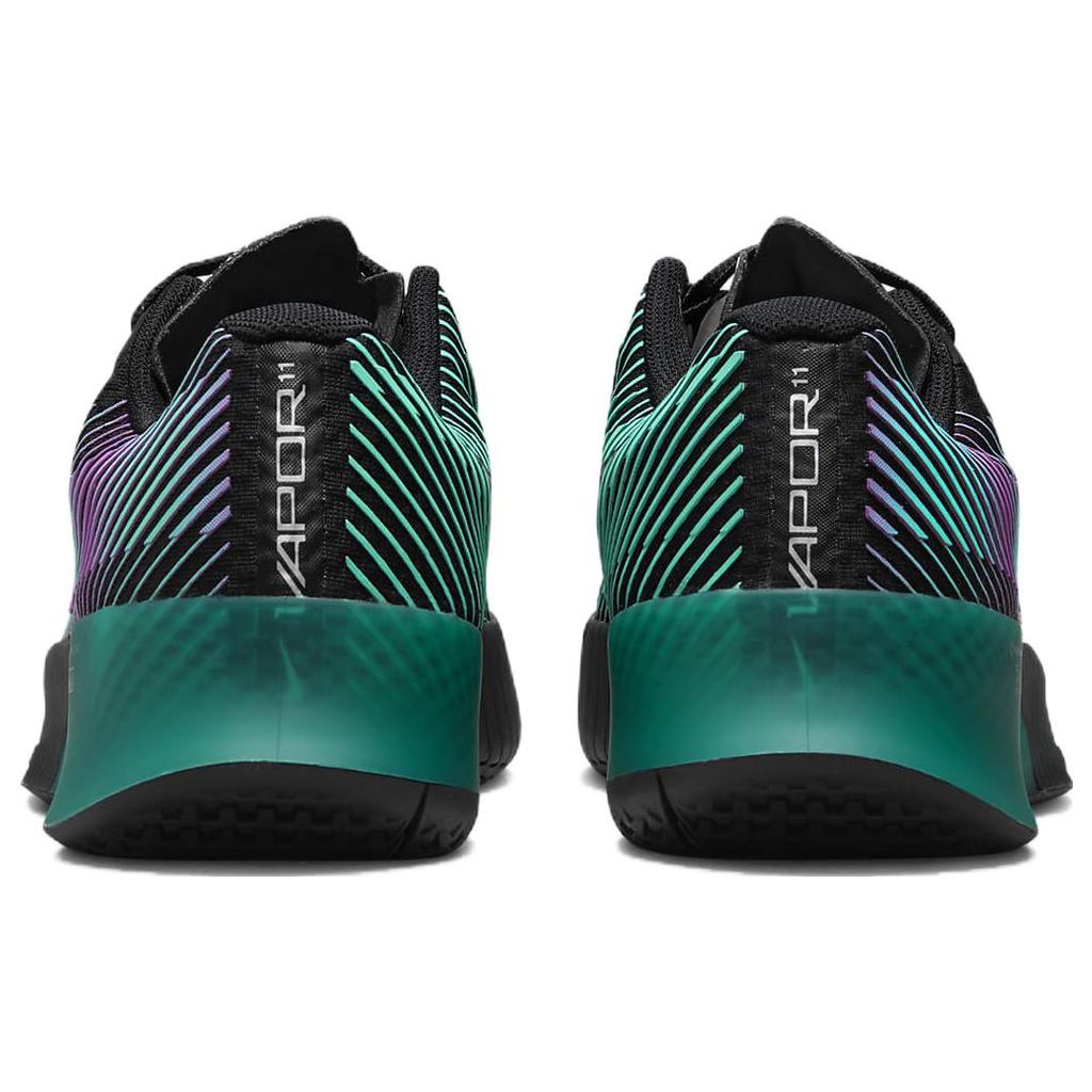 Nike Court Air Zoom Vapor 11 Attack Premier 'Deep Jungle Fuchsia' (Unisex) Black / Deep Jungle / Clear Jade Ii / Multi-Colour Tennis Shoes