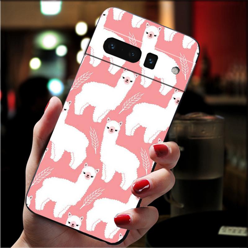 Lama Alpacas Animal Phone Case For Google Pixel 10 Pro 9 Pro XL 9A 8 7 6 Pro Pixel 8A 7A 6A Pixel 8 7 6 5