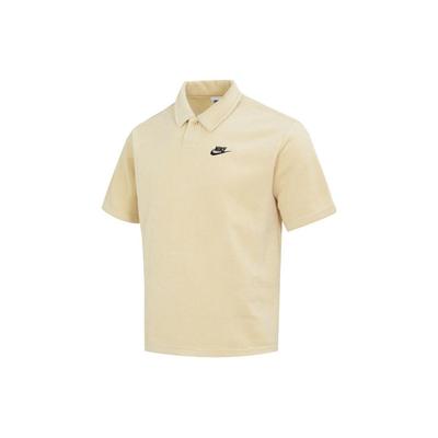 Solid Color Casual Breathable Short Sleeve Polo Shirt Men Tops Yellow DX0740-783