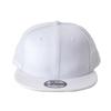 New Era 9FIFTY Standard Fit Flat Bill Snapback White Cap,