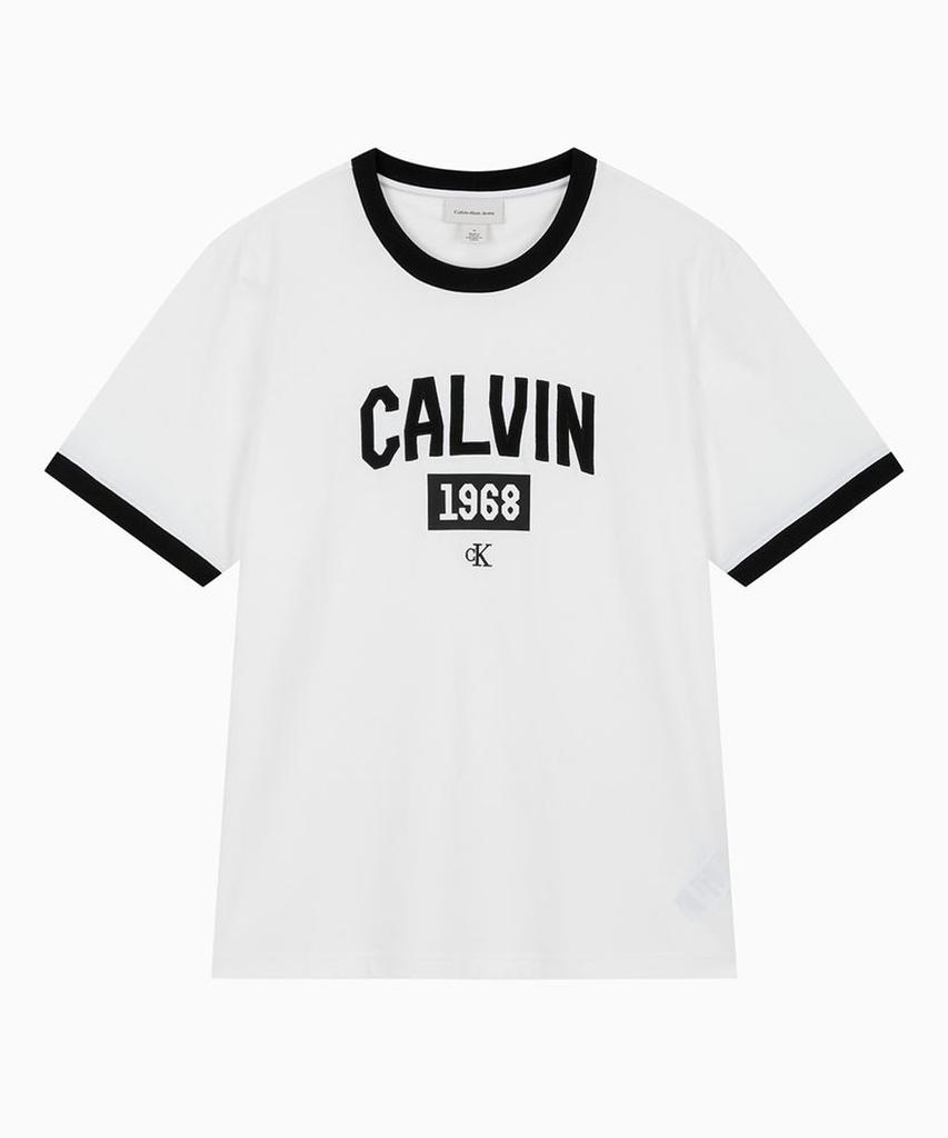 Kaelbinkeullainjin In The City Easy Fit Ringer Tee White 4Rf297G Yaf
