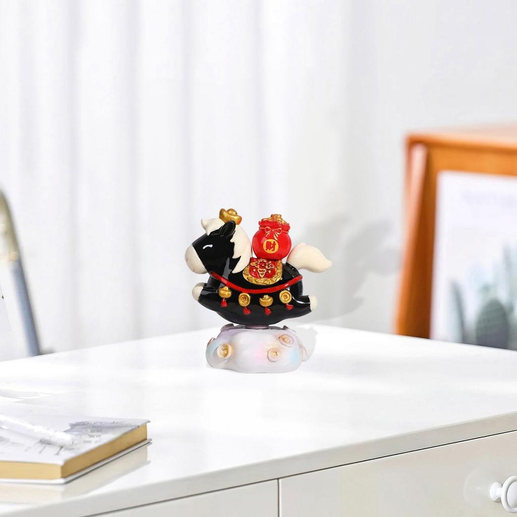 2026 Chinese Horse New Year Decorations Animal Statue, Figurine ,Sculpture Car Ornaments for Chinese New Year Desk