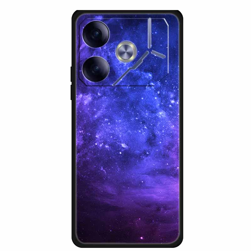 Phone Case For Tecno Pova 6 Back Cover Case Shockproof Black Silicone Soft Funda For Tecno Pova 6 Case Pova6 6.78" Capas Coque