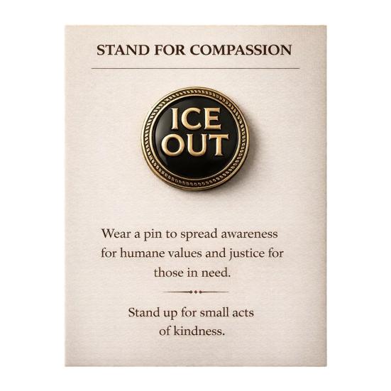 

Be Good Ice Out Badge Supports Kindness Positive Mental Health Inspirational Round Memorial Pin Birthday Gift