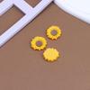 Sunflower Resin Ornaments: Cute Brooches, Hair Accessories & Cup Stickers