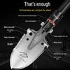 Manganese Steel Portable Folding Military Shovel - Multifunctional Tool for Outdoor and Vehicle Use