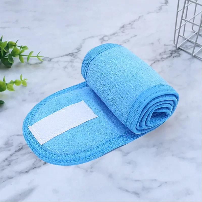 Ayarlanabilir Kafa Bandı Geniş Hairband Yoga Spa Banyo Duş Makyaj Yıkama Yüz Kozmetik Kafa Bandı Kadınlar Bayanlar için Makyaj Aksesuarları