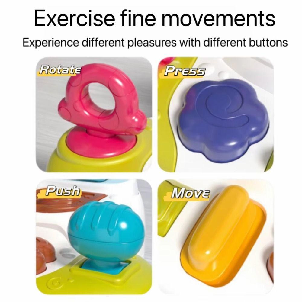 ABS Peekaboo Switch Box Color Sorting Pop-up Animals Toy  Early Learning Educational