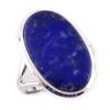 Natural Lapis Lazuli Gemstone Handmade 925 Solid Sterling Silver Ring S.10 w7a09